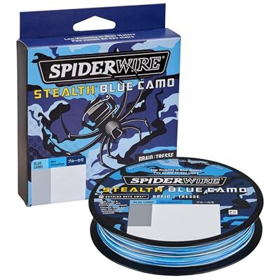 SPIDERWIRE Pánské SCS10BC-125 Stealth Blue Camo 0,20 mm, modré kamufláž, 10lb-125yd SPIDERWIRE Pánské SCS10BC-125 Stealth Blue Camo 0,20 mm, modré kamufláž, 10lb-125yd