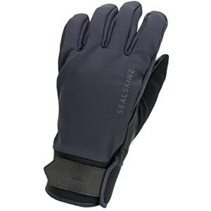 SealSkinz Unisex vodotěsná izolovaná rukavice do každého počasí – černá/šedá, L SealSkinz Unisex vodotěsná izolovaná rukavice do každého počasí – černá/šedá, L