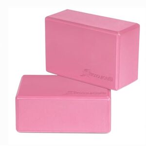 ProsourceFit Foam Yoga Blocks, High Density EVA Yoga Bricks (Set of 2), růžové ProsourceFit Foam Yoga Blocks, High Density EVA Yoga Bricks (Set of 2), růžové