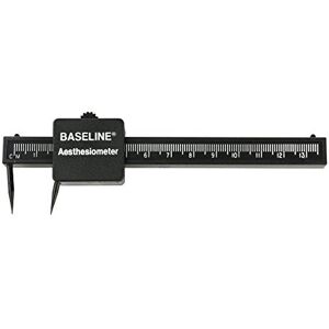 CanDo Baseline Kunststoff-Zweipunkt-Diskriminator – Ästhesiometer zur sensorischen Bewertung für Berührungsschwellentests bis 14 cm CanDo Baseline Kunststoff-Zweipunkt-Diskriminator – Ästhesiometer zur sensorischen Bewertung für Berührungsschwellentests bis 14 cm