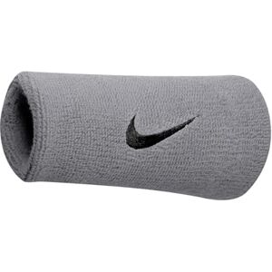 Nike Unisex Swoosh Doublewide Schwei b nder, matná stříbrná/černá, 1size EU Nike Unisex Swoosh Doublewide Schwei b nder, matná stříbrná/černá, 1size EU