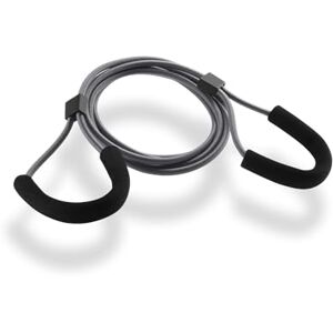 Deuser Zugseil, Expander mit Haken/Grau EXTRA STARK/Made in Germany/Mit gepolstertem Griff / +Trainingsanleitung/Spezial-Übungsgerät für Ski-Langlauf, Schwimmen, Sprinten & Triathlon Deuser Zugseil, Expander mit Haken/Grau EXTRA STARK/Made in Germany/Mit gepolstertem Griff / +Trainingsanleitung/Spezial-Übungsgerät für Ski-Langlauf, Schwimmen, Sprinten & Triathlon