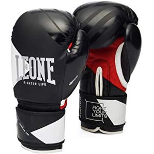 LEONE 1947 Fighter Life Handschuhe, Unisex Erwachsene, Schwarz, 14OZ LEONE 1947 Fighter Life Handschuhe, Unisex Erwachsene, Schwarz, 14OZ