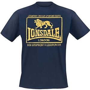 Lonsdale London Hounslow pánské tričko tmavě modré Streetwear Lonsdale London Hounslow pánské tričko tmavě modré Streetwear