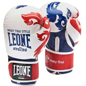 LEONE 1947 Muay Thai boxovací rukavice, bílé, 10 Uz LEONE 1947 Muay Thai boxovací rukavice, bílé, 10 Uz