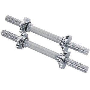 Sunny Health & Fitness Sada tyčí 36 cm se závitem, nastavitelné činkové tyče s hvězdicovými uzávěry, vhodné pro standardní kotouče 25 mm – STDBH-14 Sunny Health & Fitness Sada tyčí 36 cm se závitem, nastavitelné činkové tyče s hvězdicovými uzávěry, vhodné pro standardní kotouče 25 mm – STDBH-14