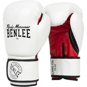 BENLEE Rocky Marciano Unisex Trælim boxerské rukavice, bílé/černé/červené, 14 oz EU BENLEE Rocky Marciano Unisex Trælim boxerské rukavice, bílé/černé/červené, 14 oz EU