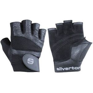 Silverton PRO Plus Fitness rukavice pánské a dámské, nastavitelné zapínání na zápěstí, kvalitní kožené vložky, dvojité švy, tréninkové rukavice, fitness rukavice Silverton PRO Plus Fitness rukavice pánské a dámské, nastavitelné zapínání na zápěstí, kvalitní kožené vložky, dvojité švy, tréninkové rukavice, fitness rukavice