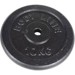 Bodyline Litinový kotouč o hmotnosti 10 kg, pro dlouhé činky, krátké činky a vzpírání — průměr 25 mm – pro fitness studio, fitness, domácí trénink Bodyline Litinový kotouč o hmotnosti 10 kg, pro dlouhé činky, krátké činky a vzpírání — průměr 25 mm – pro fitness studio, fitness, domácí trénink