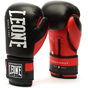 LEONE 1947 , KNOCKOUT boxovací rukavice, unisex, pro dospělé, červené, 10 OZ, GN371 LEONE 1947 , KNOCKOUT boxovací rukavice, unisex, pro dospělé, červené, 10 OZ, GN371