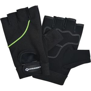 Schildkröt ® Fitness rukavice Classic, volitelné různé velikosti (S-M/L-XL), černo-zelené, 960152 Schildkröt ® Fitness rukavice Classic, volitelné různé velikosti (S-M/L-XL), černo-zelené, 960152
