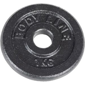 Bodyline 1 kg těžký kotouč z litiny pro dlouhé činky, krátké činky a vzpírání — průměr 25 mm – pro fitness studio, fitness, domácí trénink Bodyline 1 kg těžký kotouč z litiny pro dlouhé činky, krátké činky a vzpírání — průměr 25 mm – pro fitness studio, fitness, domácí trénink