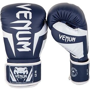 Venum Elite boxerské rukavice bílé, námořnická modrá 12 oz Venum Elite boxerské rukavice bílé, námořnická modrá 12 oz