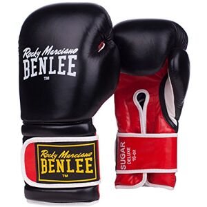 BENLEE Boxerské rukavice Rocky Marciano Unisex-Adult Boksehandsker Boxing Glove Sugar Deluxe, černá/červená, 12 EU BENLEE Boxerské rukavice Rocky Marciano Unisex-Adult Boksehandsker Boxing Glove Sugar Deluxe, černá/červená, 12 EU