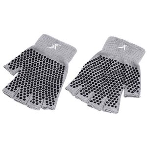 ProsourceFit Prosource Fit Grippy Yoga Gloves, Hand Grips with Firm Fingerless Design, One Size Fits All for Women and Men, Grey ProsourceFit Prosource Fit Grippy Yoga Gloves, Hand Grips with Firm Fingerless Design, One Size Fits All for Women and Men, Grey