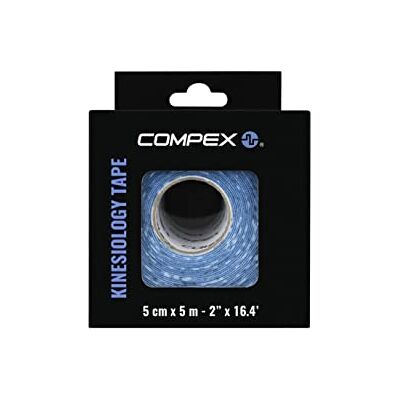 Compex Kineziologická páska, elastická, pro dospělé, unisex, modrá, jednotná velikost Compex Kineziologická páska, elastická, pro dospělé, unisex, modrá, jednotná velikost
