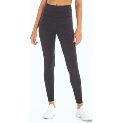 Bally Total Fitness Damen, Leggings mit hoher Taille, Bauchkontrolle, Anthrazit meliert, M Bally Total Fitness Damen, Leggings mit hoher Taille, Bauchkontrolle, Anthrazit meliert, M