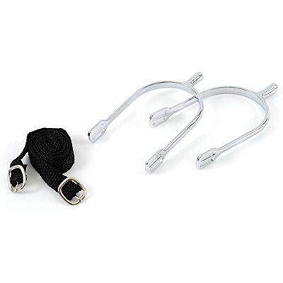 Covalliero Spory s ostruhovým řemenem, jezdecké ostruhy, jezdecké pomůcky, páry, pánské, ušlechtilá ocel, vnitřní průměr 25 mm, jezdec, jezdec, tvar kapek Covalliero Spory s ostruhovým řemenem, jezdecké ostruhy, jezdecké pomůcky, páry, pánské, ušlechtilá ocel, vnitřní průměr 25 mm, jezdec, jezdec, tvar kapek