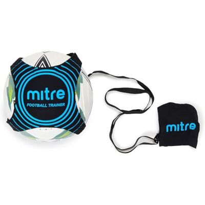 Mitre Jedna fotbalová tréninková pomůcka pro úzké vedení míče a přesnost nastavitelný design použití bez ručního tréninkového zařízení, černá/tyrkysová, jednotná velikost Mitre Jedna fotbalová tréninková pomůcka pro úzké vedení míče a přesnost nastavitelný design použití bez ručního tréninkového zařízení, černá/tyrkysová, jednotná velikost