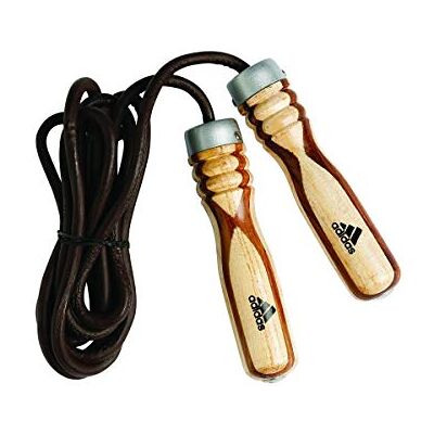 adidas Unisex Jump Rope, profesionální Weighted Wooden Handle 9ft švihadlo, hnědé, 9 ft EU adidas Unisex Jump Rope, profesionální Weighted Wooden Handle 9ft švihadlo, hnědé, 9 ft EU