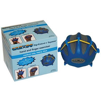 Cando Posilovač rukou ® Digi-Extend n´Squeeze®, modrý (těžký) Cando Posilovač rukou ® Digi-Extend n´Squeeze®, modrý (těžký)