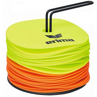 Erima Unisex sada značkovacích kotoučů (7200711), neonově žlutá/oranžová, 1 Erima Unisex sada značkovacích kotoučů (7200711), neonově žlutá/oranžová, 1