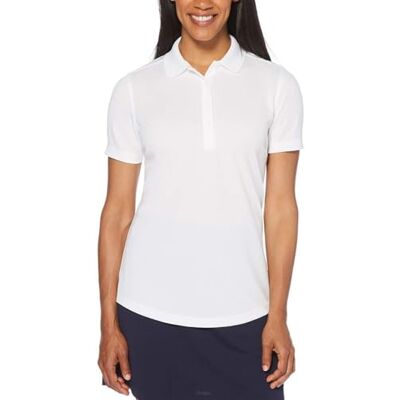 Callaway Opti-Dri™ Core Performance Golf-Poloshirt für Damen, kurzärmelig, Größe S–3XL, Weiss/opulenter Garten, Mittel Callaway Opti-Dri™ Core Performance Golf-Poloshirt für Damen, kurzärmelig, Größe S–3XL, Weiss/opulenter Garten, Mittel
