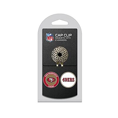 Team Golf NFL Golf Cap Clip se 2 odnímatelnými oboustrannými smaltovanými magnetickými značkovači na míče, lze snadno připevnit na klobouky Team Golf NFL Golf Cap Clip se 2 odnímatelnými oboustrannými smaltovanými magnetickými značkovači na míče, lze snadno připevnit na klobouky