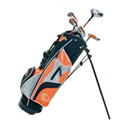 Longridge Junior Challenger Cadet pro praváky Golf Paket Set Orangen, 8 let Plus Longridge Junior Challenger Cadet pro praváky Golf Paket Set Orangen, 8 let Plus