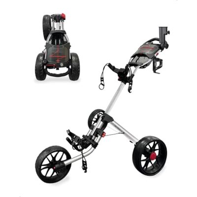 Caddytek CaddyLite 15.3 verze 2 Golf Push Cart, ruční vozík, Deluxe, čtyřnásobný skládací mechanismus, lehký, design 3 kol, rychle skládací pro snadnou přepravu Caddytek CaddyLite 15.3 verze 2 Golf Push Cart, ruční vozík, Deluxe, čtyřnásobný skládací mechanismus, lehký, design 3 kol, rychle skládací pro snadnou přepravu