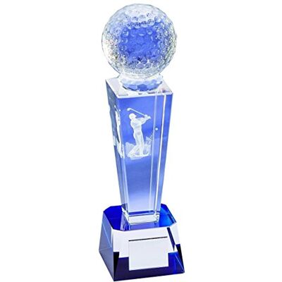Longridge Uni Golf Trofej křišťál 3D Laserbeschriftete, Bílá Longridge Uni Golf Trofej křišťál 3D Laserbeschriftete, Bílá