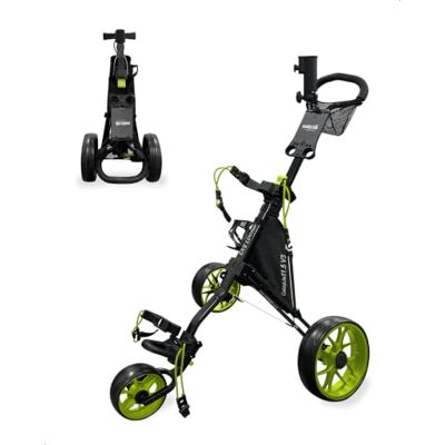 Caddytek CaddyLite 11.5 V3 3 Rad Golf Push Cart Superlite Deluxe, lehký, snadno se skládá, Caddy Cart Pushcart, černá/limetka Caddytek CaddyLite 11.5 V3 3 Rad Golf Push Cart Superlite Deluxe, lehký, snadno se skládá, Caddy Cart Pushcart, černá/limetka