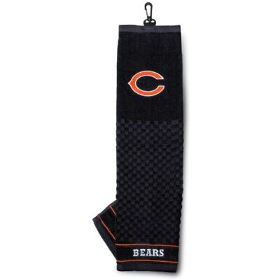 Team Golf , NFL Chicago Bears vyšívaný golfový ručník, s károvaným vzorem pro čištění, kvalitní vyšívané logo Team Golf , NFL Chicago Bears vyšívaný golfový ručník, s károvaným vzorem pro čištění, kvalitní vyšívané logo