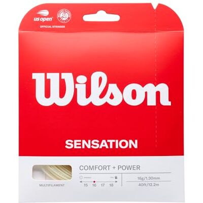 Wilson TennissaSaites Sensation Comfort Plus cítit 1,3 mm, přírodní Wilson TennissaSaites Sensation Comfort Plus cítit 1,3 mm, přírodní
