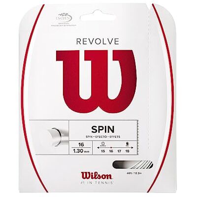 Wilson Unisex Tennissaite Revolve, bílý, 12,2 metru, 1,30 mm, WRZ946500 Wilson Unisex Tennissaite Revolve, bílý, 12,2 metru, 1,30 mm, WRZ946500