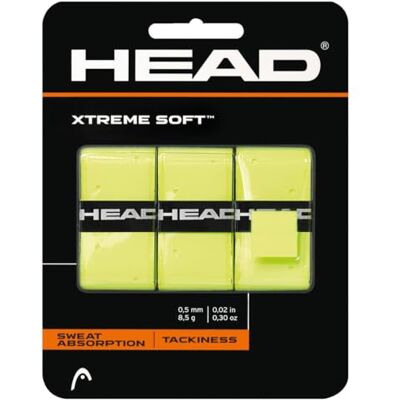 HEAD Xtreme Soft 3 Overgrip ve žluté barvě HEAD Xtreme Soft 3 Overgrip ve žluté barvě