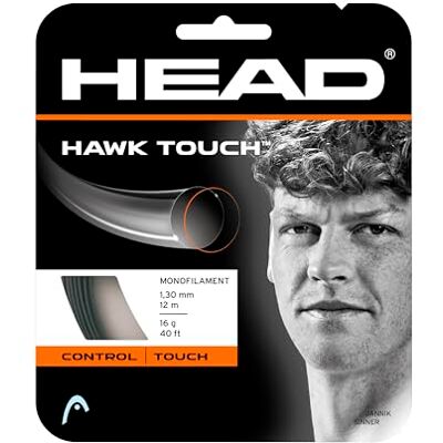 HEAD Tenisové struny Hawk Touch, antracit, 1,25 mm/17 g HEAD Tenisové struny Hawk Touch, antracit, 1,25 mm/17 g