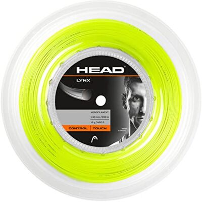 HEAD Tenisové struny Lynx role, žluté, 1,30 mm / 16 g HEAD Tenisové struny Lynx role, žluté, 1,30 mm / 16 g