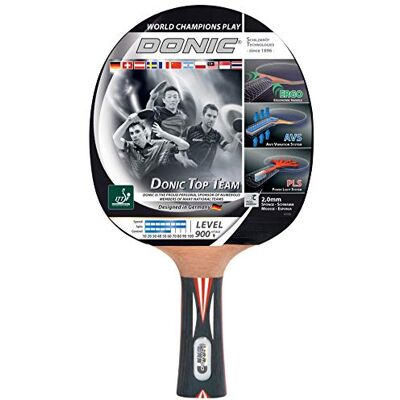 Schildkröt Donic- pálka na stolní tenis Top Team 900, AVS a PLS, 2,0 mm houba, Alpha Slick ITTF obložení Schildkröt Donic- pálka na stolní tenis Top Team 900, AVS a PLS, 2,0 mm houba, Alpha Slick ITTF obložení