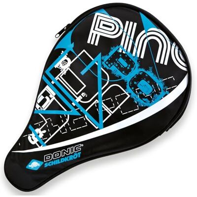 Schildkröt Donic- obal na pálku na stolní tenis Classic – pro 1 raketu s přihrádkou na míče pro 3 míče – chrání povlak před prachem a nečistotami – odolný polyester Schildkröt Donic- obal na pálku na stolní tenis Classic – pro 1 raketu s přihrádkou na míče pro 3 míče – chrání povlak před prachem a nečistotami – odolný polyester