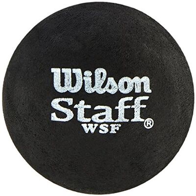 Wilson Squash míč, 2 kusy, 2 balení, Pomalý, Začátečník, Žlutá bodka, Personál Premium Single Yellow Dot, WRT617800, Černá Wilson Squash míč, 2 kusy, 2 balení, Pomalý, Začátečník, Žlutá bodka, Personál Premium Single Yellow Dot, WRT617800, Černá