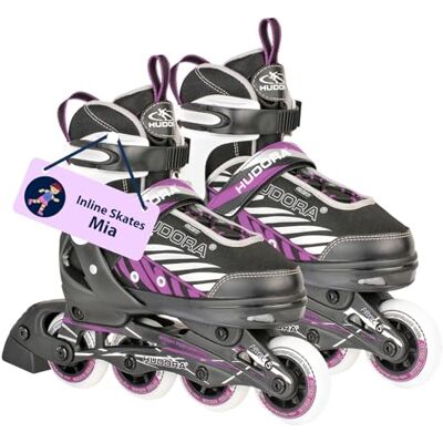 HUDORA Inline brusle pro děti, unisex, černá, L(37-40) HUDORA Inline brusle pro děti, unisex, černá, L(37-40)