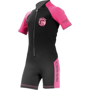 Cressi Shorty 2mm neoprenový oblek děti dětský plavecký oblek s UV, ochranou proti chladu, ochrana před medúzami plavky dívky & chlapci černý/růžový 9/10 let Cressi Shorty 2mm neoprenový oblek děti dětský plavecký oblek s UV, ochranou proti chladu, ochrana před medúzami plavky dívky & chlapci černý/růžový 9/10 let
