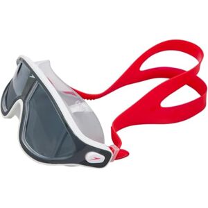 Speedo Unisex Biofuse Rift Mask plavecké brýle plavání venku proti zamlžování vodotěsné lávově červené / oxid šedé/kouřové One Size Speedo Unisex Biofuse Rift Mask plavecké brýle plavání venku proti zamlžování vodotěsné lávově červené / oxid šedé/kouřové One Size