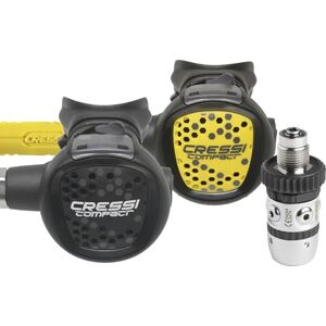 Cressi Sada regulátorů dýchání AC2 Compact s Octopus XS – první stupeň ovládaný pístem – DIN 300 Bar – lehký a ergonomický pro komfortní potápění Cressi Sada regulátorů dýchání AC2 Compact s Octopus XS – první stupeň ovládaný pístem – DIN 300 Bar – lehký a ergonomický pro komfortní potápění