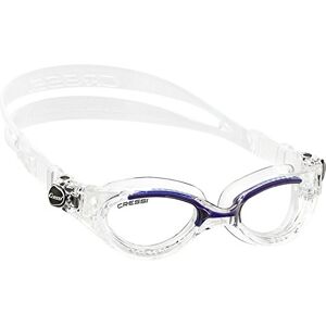 Cressi Lady Flash Goggles Clear/Clear Blue_Clear Lens – dámské plavecké brýle se samostatným okulárem proti zamlžení, proti poškrábání a UV sklům, čirá/čirá modrá_čirá čočka, jednotná velikost Cressi Lady Flash Goggles Clear/Clear Blue_Clear Lens – dámské plavecké brýle se samostatným okulárem proti zamlžení, proti poškrábání a UV sklům, čirá/čirá modrá_čirá čočka, jednotná velikost