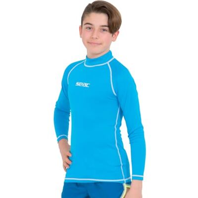 SEAC Unisex Jugend T-Sun Long Kid schützendes Rash Guard-Tauchshirt für Kinder zum Schnorcheln und Schwimmen mit Sonnenschutz SEAC Unisex Jugend T-Sun Long Kid schützendes Rash Guard-Tauchshirt für Kinder zum Schnorcheln und Schwimmen mit Sonnenschutz