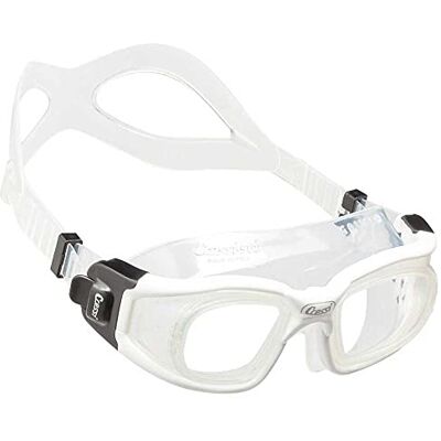 Cressi Swim plavecké brýle s tvrzeným sklem Galileo Goggles, transparentní/bílé, uni, DE205030 Cressi Swim plavecké brýle s tvrzeným sklem Galileo Goggles, transparentní/bílé, uni, DE205030