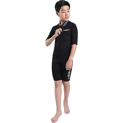 Cressi Děti Neopren Shorty 3 mm pro potápěče a šnorchly Endurance Shorty Junior 5mm, černé, M/12-14 Y, JLV478003 Cressi Děti Neopren Shorty 3 mm pro potápěče a šnorchly Endurance Shorty Junior 5mm, černé, M/12-14 Y, JLV478003