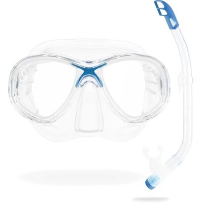 Cressi Marea Jr & Top, Premium Dětská sada na šnorchlování – vyrobeno v Itálii, modrá Cressi Marea Jr & Top, Premium Dětská sada na šnorchlování – vyrobeno v Itálii, modrá